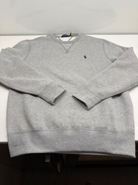 Polo by Ralph Lauren Heather Gray Crewneck Sweatshirt with Navy Pony